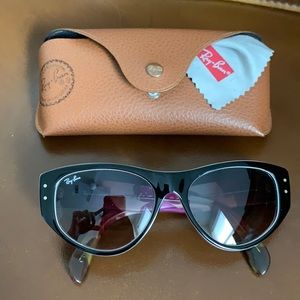 Womens Ray Ban vagabond cat eye sunglasses
